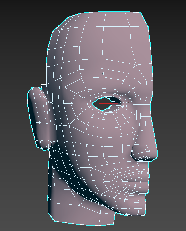 Cabeza modelado con 3D Studio Max