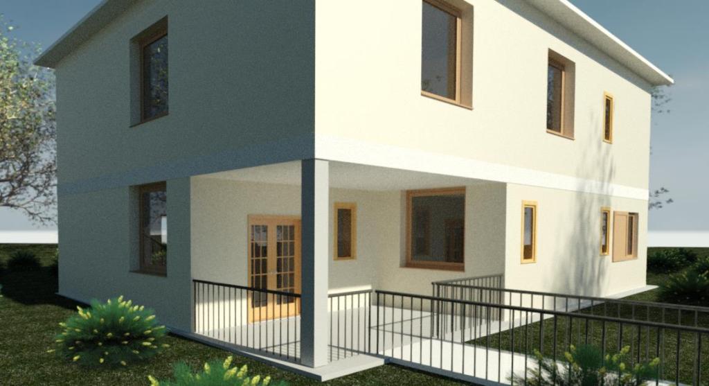 Casa modelado con Revit