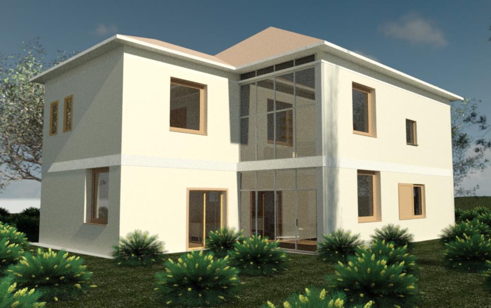 Casa modelado con Revit