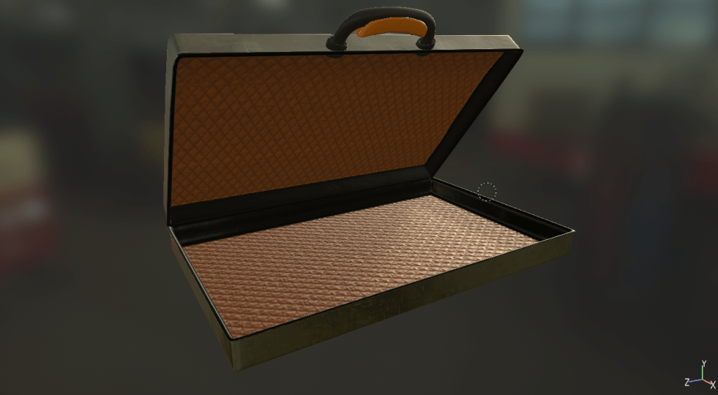 Modelado de una maleta texturizado con Substance Painter
