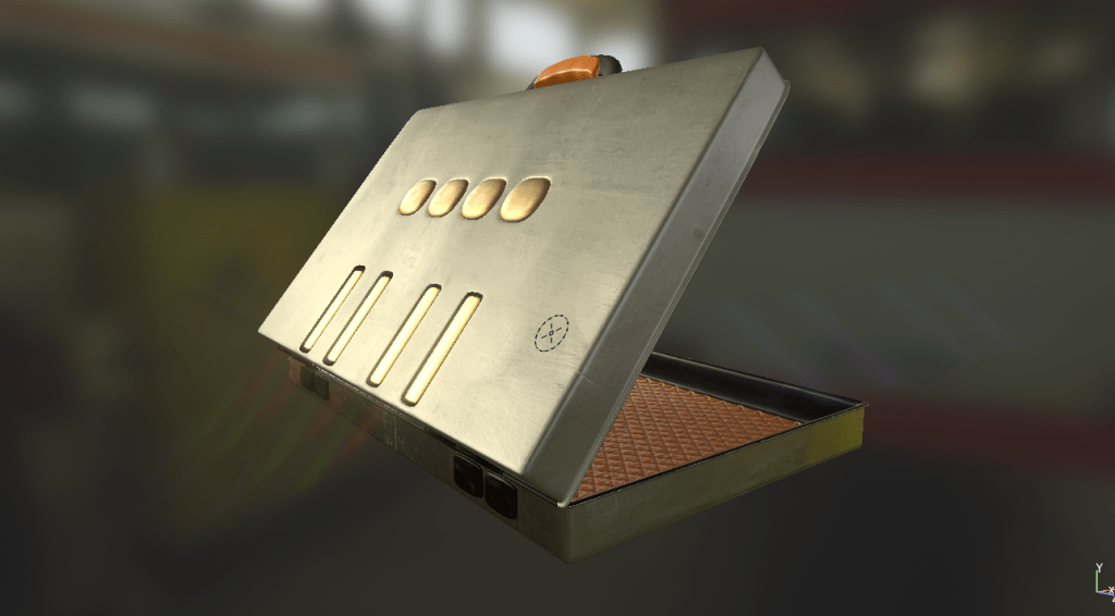 Modelado de una maleta texturizado con Substance Painter