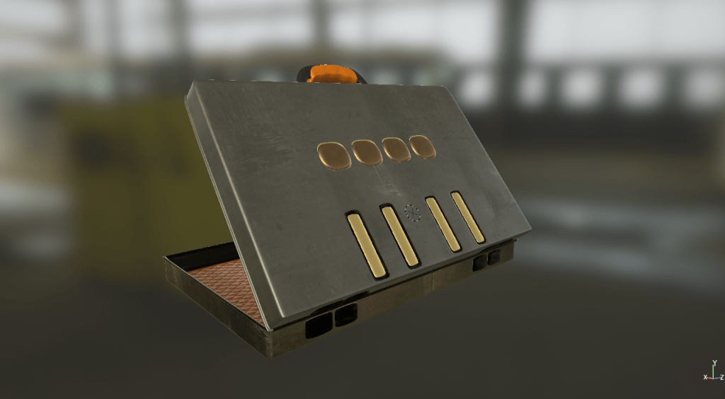 Modelado de una maleta texturizado con Substance Painter