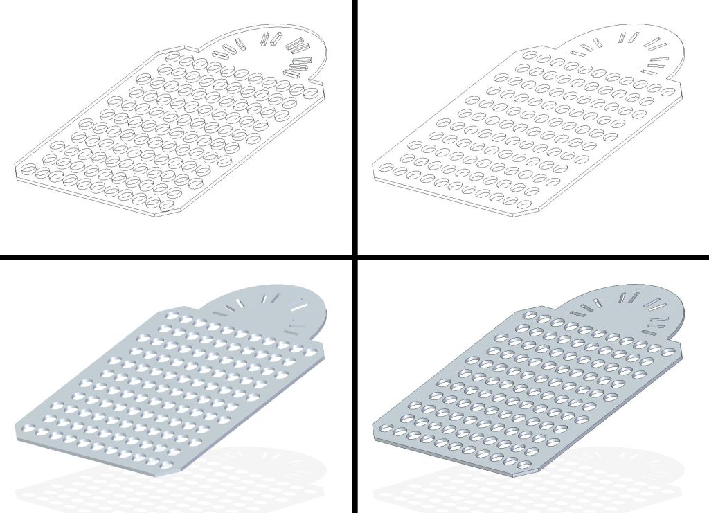 Pieza industrial modelado con Solid Edge