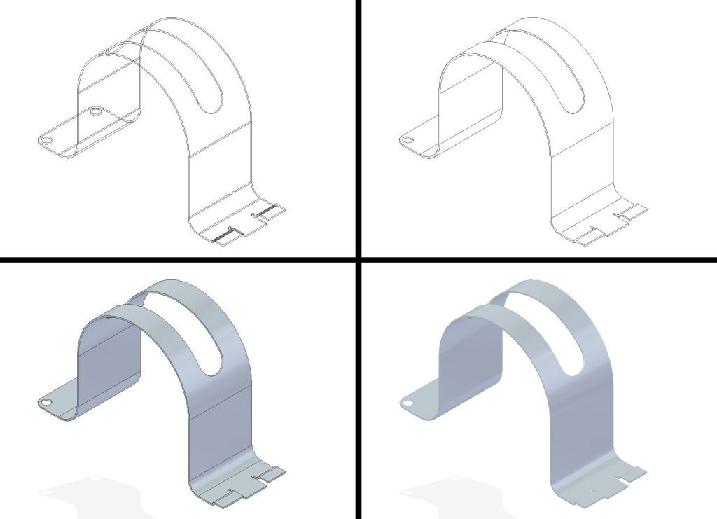 Pieza industrial modelado con Solid Edge