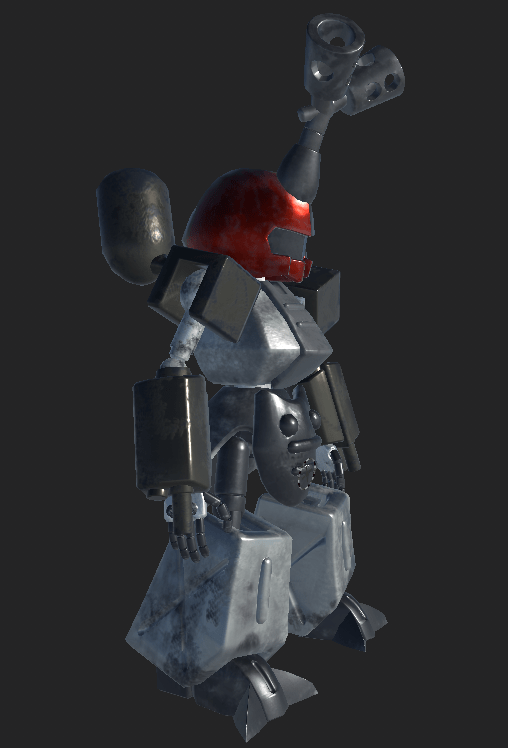 Modelado de un robot texturizado con Substance Painter