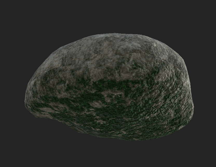 Modelado de una roca texturizado con Substance Painter